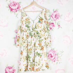 Alice Through The Looking Glass Floral Dress S